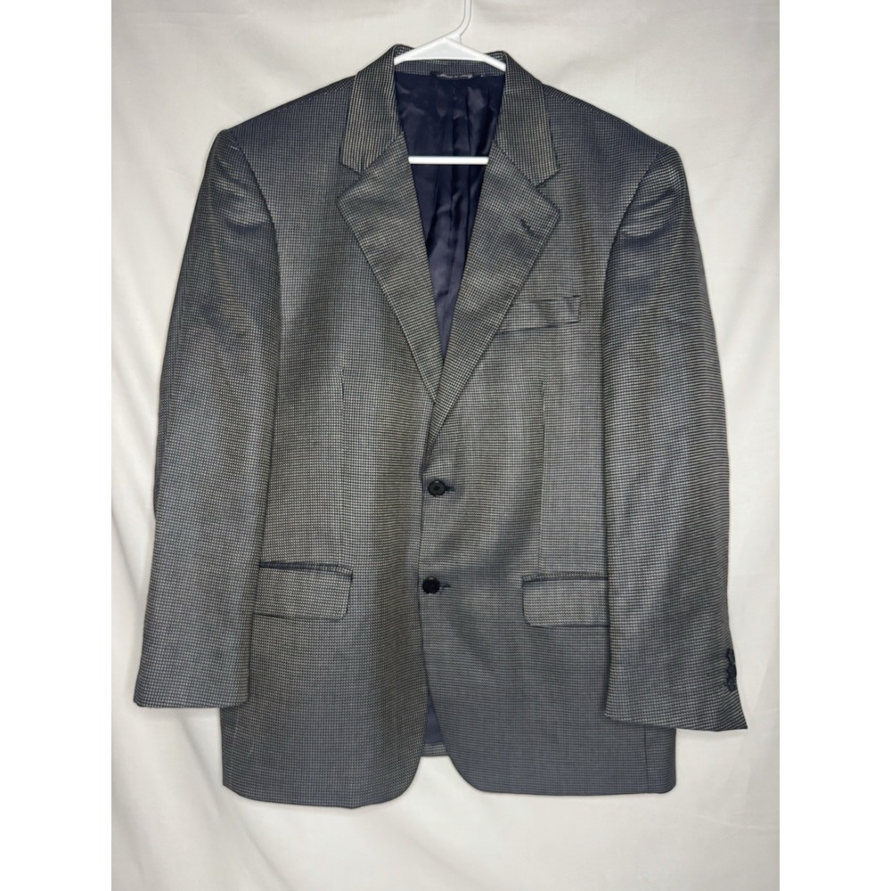 Adolfo men's 40s Silk/Wool Blazer. E.Thomas Fabric- Made In Italy